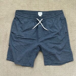 H&M drawstring shorts, blue, size Large